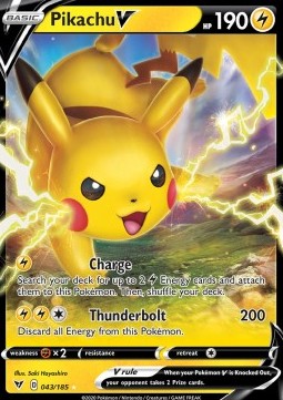 Pikachu V VIV-43 Ultra Rare Near Mint Englisch