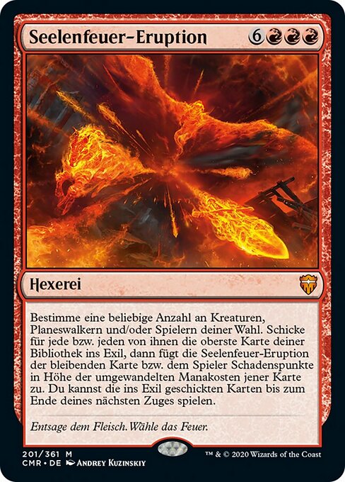Seelenfeuer-Eruption CMR-201 Mythic Near Mint Deutsch