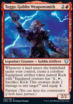 Toggo, Goblin-Waffenschmied CMR-204 Uncommon Excellent Englisch Foil
