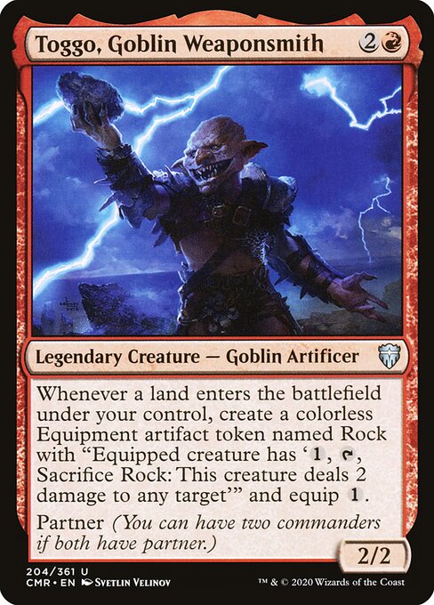 Toggo, Goblin-Waffenschmied CMR-204 Uncommon Excellent Englisch Foil