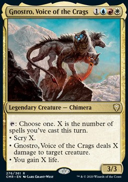 Gnostro, Voice of the Crags CMR-276 Rare Excellent Englisch Foil