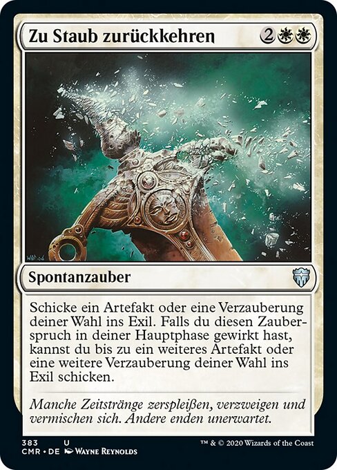 Zu Staub zurückkehren (V.1) XCMR-383 Uncommon Near Mint Deutsch