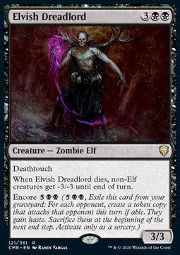Elvish Dreadlord CMR-121 Rare Near Mint Englisch