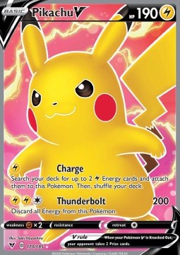 Pikachu V VIV-170 Ultra Rare Near Mint Englisch