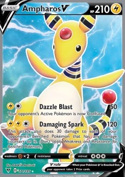 Ampharos V VIV-171 Ultra Rare Excellent Deutsch