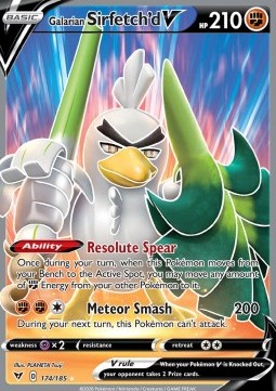 Galarian Sirfetch'd V VIV-174 Ultra Rare Good Deutsch