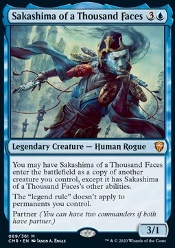 Sakashima of a Thousand Faces CMR-89 Mythic Excellent Englisch