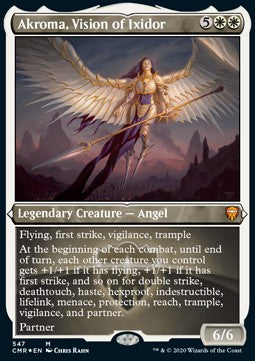 Akroma, Ixidors Vision XCMR-547 Mythic Excellent Englisch Foil