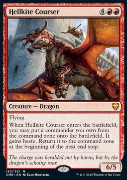 Hellkite Courser CMR-183 Mythic Excellent Englisch Foil