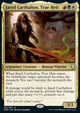 Jared Carthalion, wahrer Thronfolger CMR-281 Rare Excellent Englisch Foil