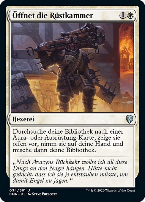 Öffnet die Rüstkammer CMR-34 Uncommon Near Mint Deutsch