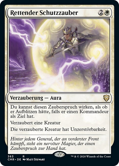 Rettender Schutzzauber XCMR-363 Rare Excellent Deutsch