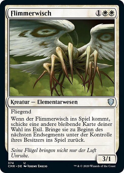 Flimmerwisch XCMR-374 Uncommon Excellent Deutsch