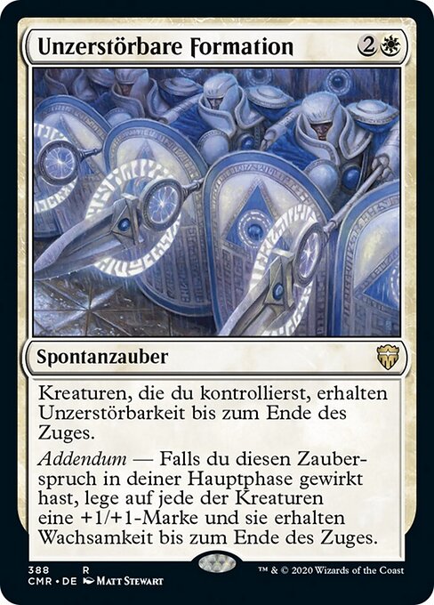 Unzerstörbare Formation XCMR-388 Rare Near Mint Deutsch