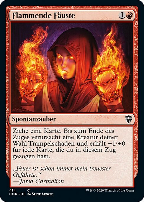 Flammende Fäuste XCMR-414 Common Near Mint Deutsch