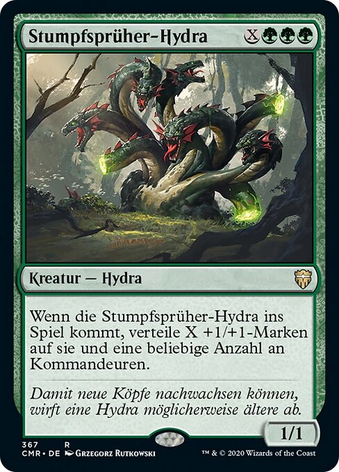 Stumpfsprüher-Hydra XCMR-367 Rare Near Mint Deutsch