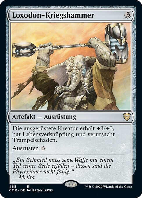Loxodon-Kriegshammer XCMR-465 Rare Near Mint Deutsch