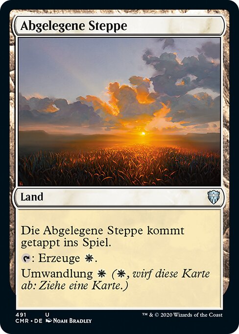 Abgelegene Steppe XCMR-491 Uncommon Near Mint Deutsch