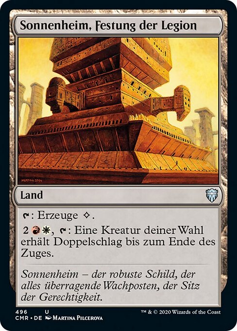 Sonnenheim, Festung der Legion XCMR-496 Uncommon Near Mint Deutsch