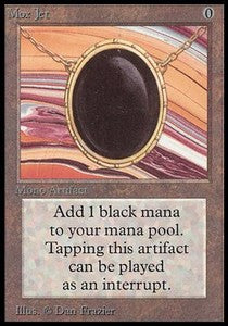 Mox Jet LEB- Rare Light Played Englisch