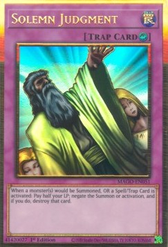 Solemn Judgment MAGO-051 Premium Gold Rare Near Mint Englisch 1. Auflage