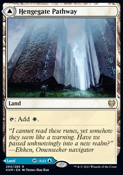 Hengegate Pathway // Mistgate Pathway KHM-260 Rare Near Mint Englisch