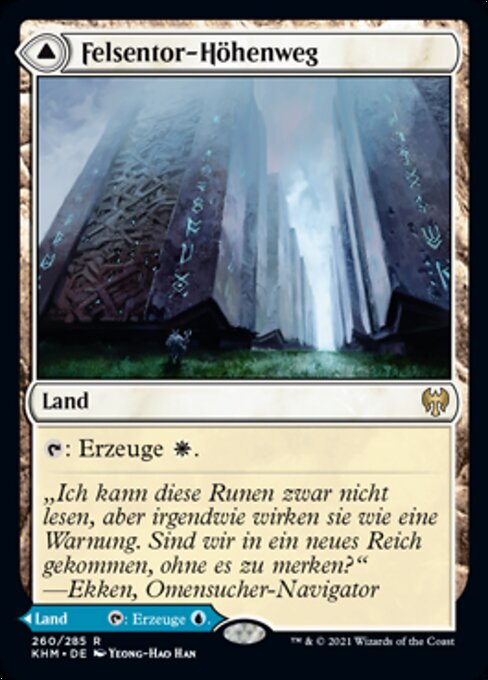 Felsentor-Höhenweg // Nebeltor-Höhenweg KHM-260 Rare Good Deutsch