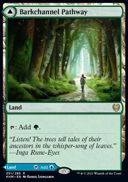 Borkenschneisen-Höhenweg // Flutschneisen-Höhenweg KHM-251 Rare Excellent Englisch Foil