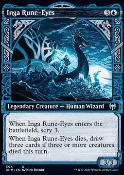 Inga Runenauge XKHM-304 Uncommon Near Mint Deutsch Foil
