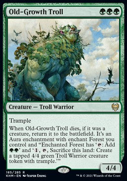 Altholz-Troll KHM-185 Rare Excellent Deutsch Foil