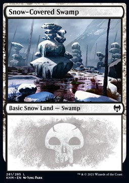 Snow-Covered Swamp KHM-281 Land Excellent Englisch Foil
