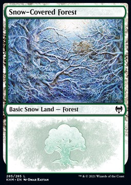 Snow-Covered Forest KHM-285 Land Excellent Englisch