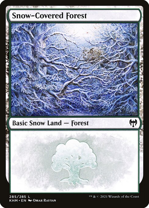 Snow-Covered Forest KHM-285 Land Excellent Englisch