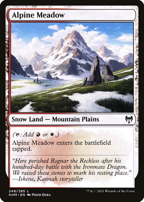 Alpine Meadow KHM-248 Common Near Mint Englisch Foil