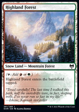 Highland Forest KHM-261 Common Near Mint Englisch Foil