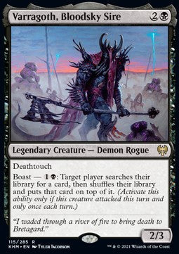 Varragoth, Bloodsky Sire KHM-115 Rare Excellent Englisch