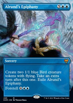 Alrund's Epiphany XKHM-295 Mythic Light Played Englisch Foil