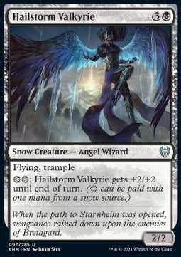 Hagelsturm-Walküre KHM-97 Uncommon Near Mint Deutsch Foil