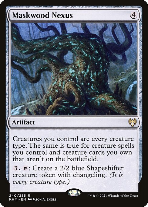 Maskwood Nexus KHM-240 Rare Near Mint Englisch Foil