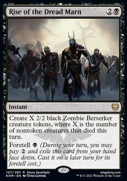Erhebung der Marn-Horde KHM-107 Rare Near Mint Englisch Foil