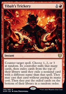 Tibalt's Trickery KHM-153 Rare Near Mint Englisch Foil