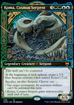 Koma die Kosmosschlange XKHM-326 Mythic Excellent Englisch Foil
