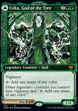 Esika, God of the Tree // The Prismatic Bridge XKHM-314 Mythic Excellent Englisch