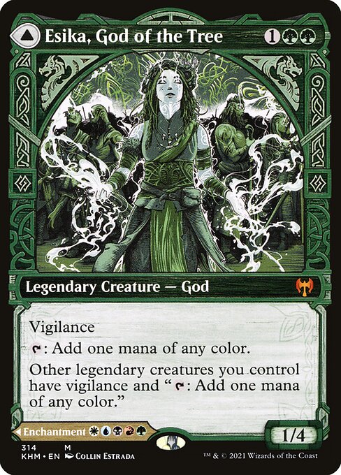 Esika, God of the Tree // The Prismatic Bridge XKHM-314 Mythic Excellent Englisch