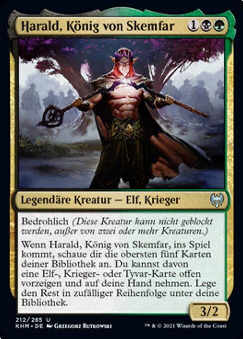 Harald, König von Skemfar KHM-212 Uncommon Excellent Deutsch