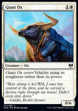 Riesenochse KHM-11 Common Near Mint Englisch Foil