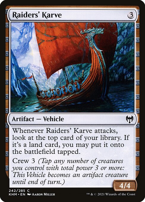 Raiders' Karve KHM-242 Common Near Mint Englisch