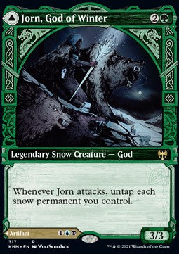 Jorn, God of Winter // Kaldring, the Rimestaff XKHM-317 Rare Excellent Englisch