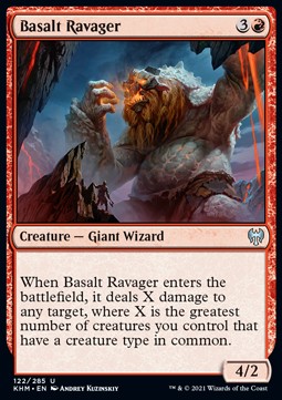 Basaltverwüster KHM-122 Uncommon Excellent Englisch Foil