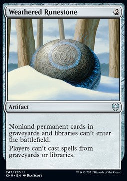 Weathered Runestone KHM-247 Uncommon Near Mint Englisch Foil